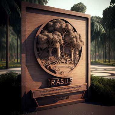 3D модель Pasir Ris Wafer Fab Park в Сингапуре (STL)